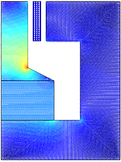 Image of Speaker B-field arrow plot